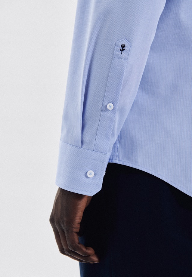 Slim Chemise d'affaires Uni in Bleu Clair |  Seidensticker Onlineshop