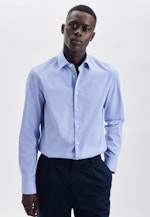 Slim Chemise d'affaires Uni in Bleu Clair |  Seidensticker Onlineshop