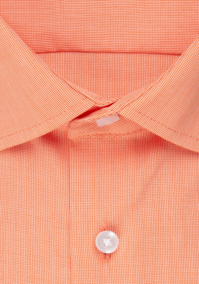 Non-iron Chambray Business overhemd in Slim with Kentkraag in Oranje |  Seidensticker Onlineshop