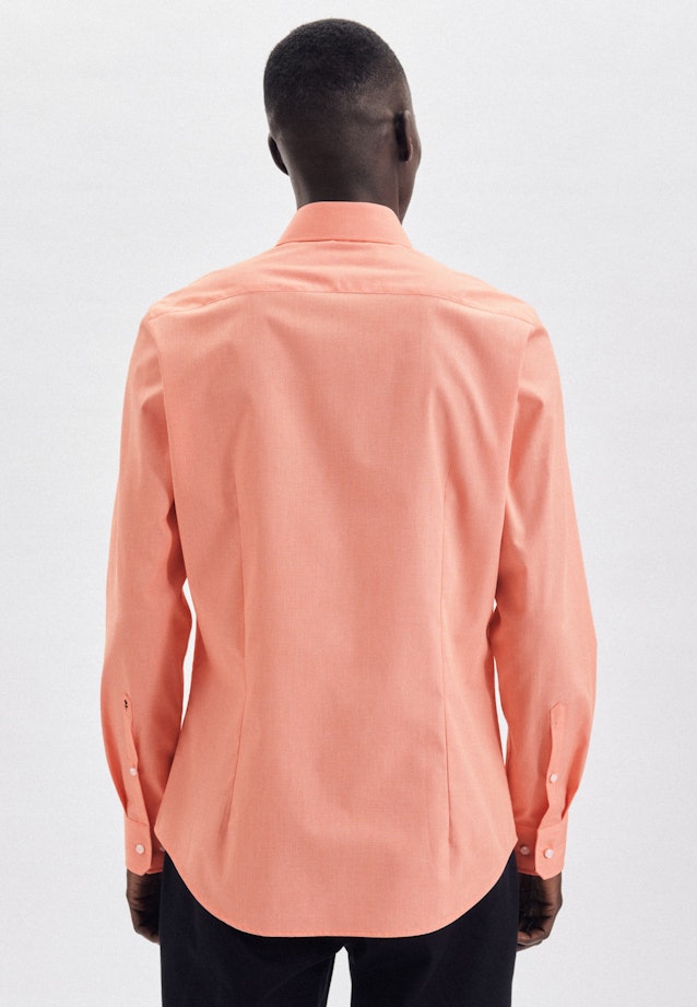 Slim Business shirt Uni in Orange |  Seidensticker Onlineshop