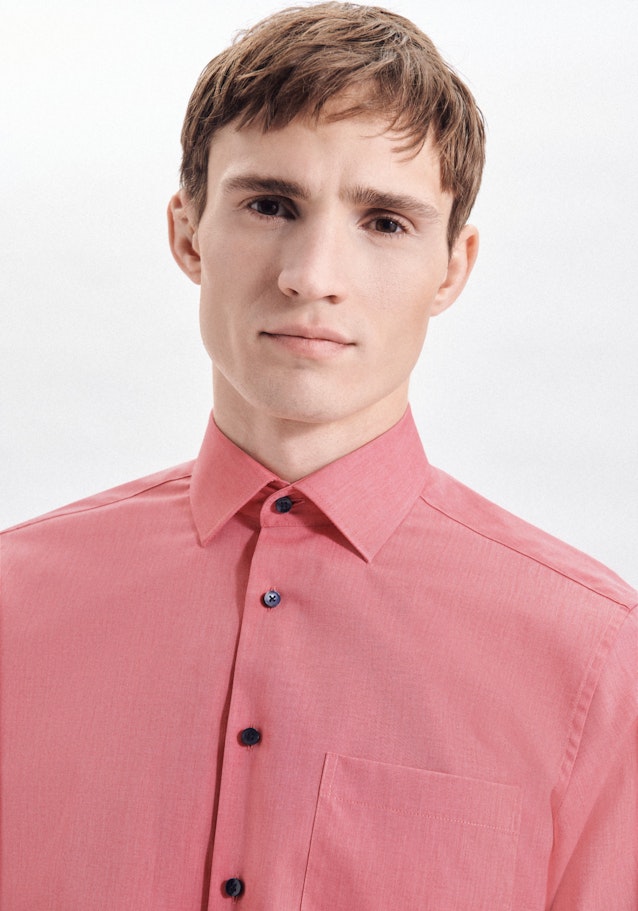 Chemise Business Regular Col Kent  manches extra-longues in Rouge |  Seidensticker Onlineshop