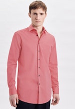 Regular Chemise d'affaires Uni in Rouge |  Seidensticker Onlineshop