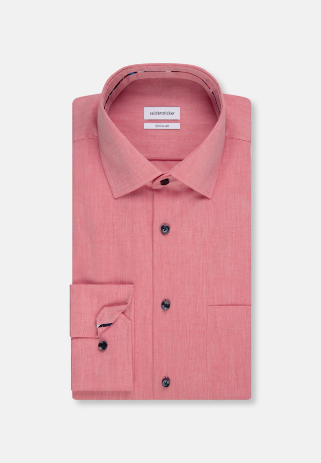 Regular Business Hemd Uni in Rot |  Seidensticker Onlineshop