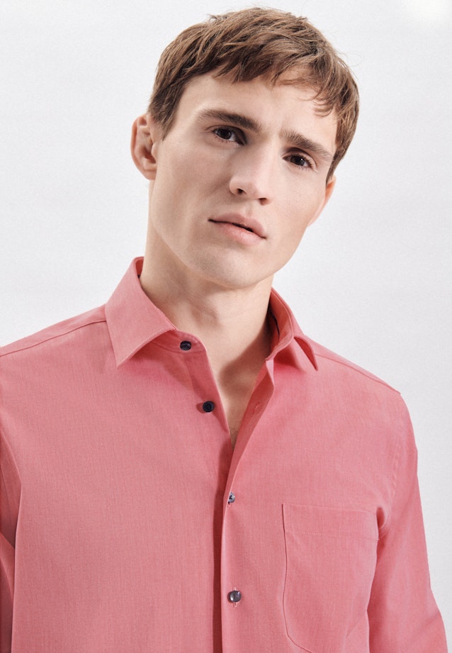 Regular Chemise d'affaires Uni in Rouge |  Seidensticker Onlineshop