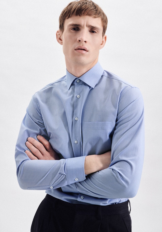 Regular Business Hemd Uni in Hellblau | Seidensticker Onlineshop