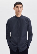 Regular Chemise d'affaires A Pois in Bleu Foncé |  Seidensticker Onlineshop