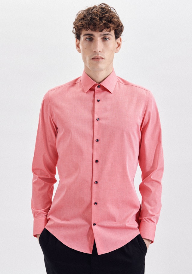 Slim Business Hemd Uni in Rot | Seidensticker Onlineshop