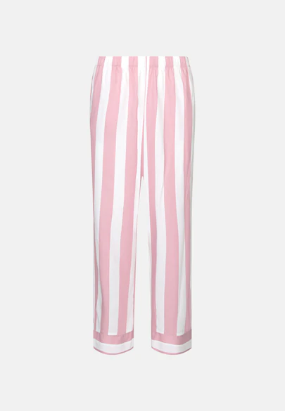 Gerader Schnitt (Normal-Fit) Pyjama Streifen in Rosa/Pink |  Seidensticker Onlineshop