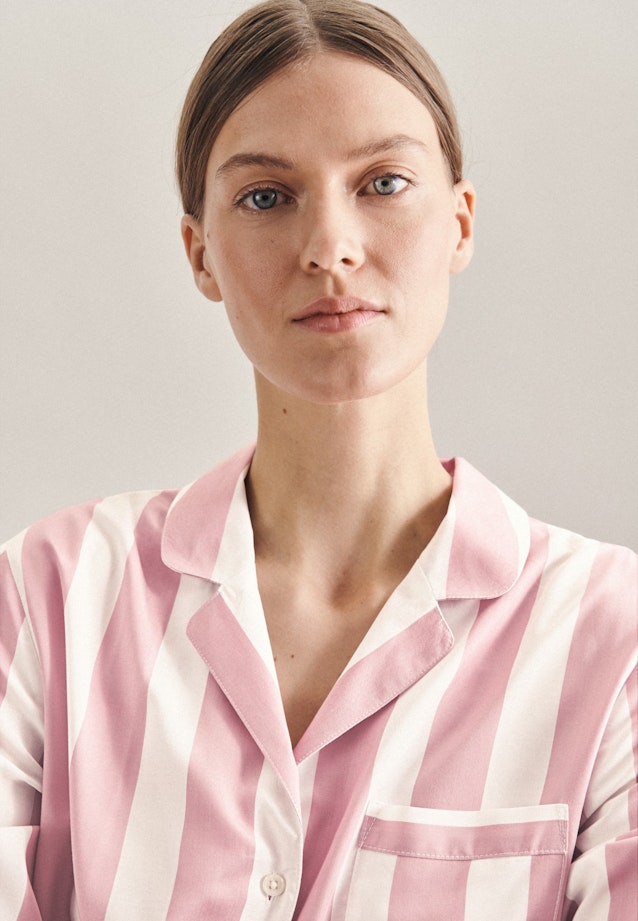 Pyjama Gerader Schnitt (Normal-Fit) in Rosa/Pink |  Seidensticker Onlineshop