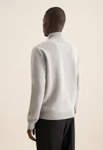 Regular Strick-Jacke Uni in Grau |  Seidensticker Onlineshop