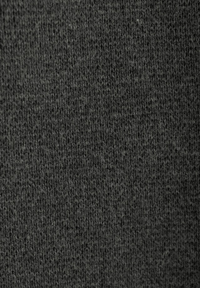 Stehkragen Strick-Jacke Regular in Grau |  Seidensticker Onlineshop