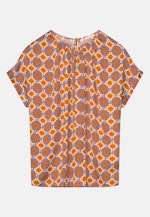 Chemisier Satin Manche courte in Orange |  Seidensticker Onlineshop