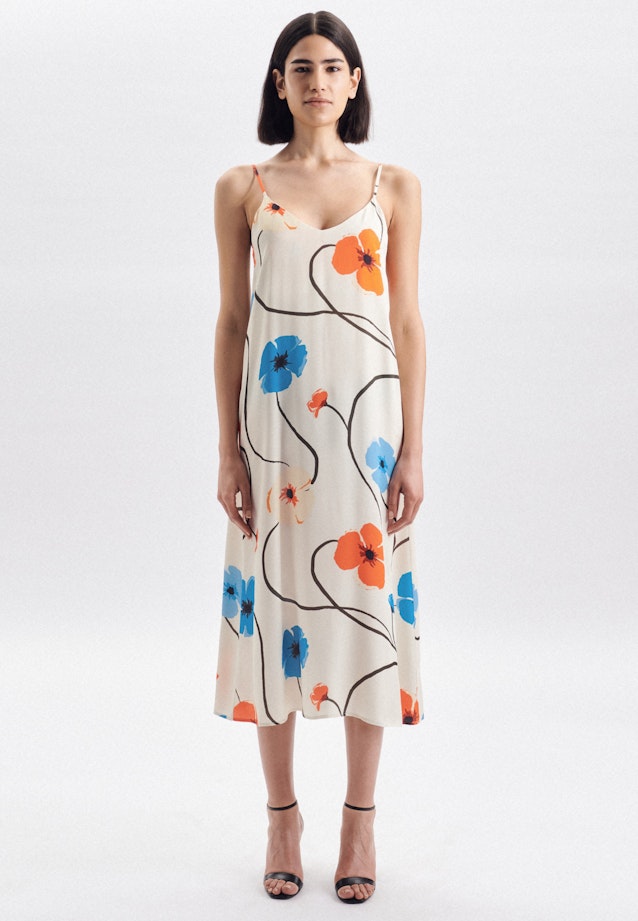 V-Neck Dress in Ecru |  Seidensticker Onlineshop