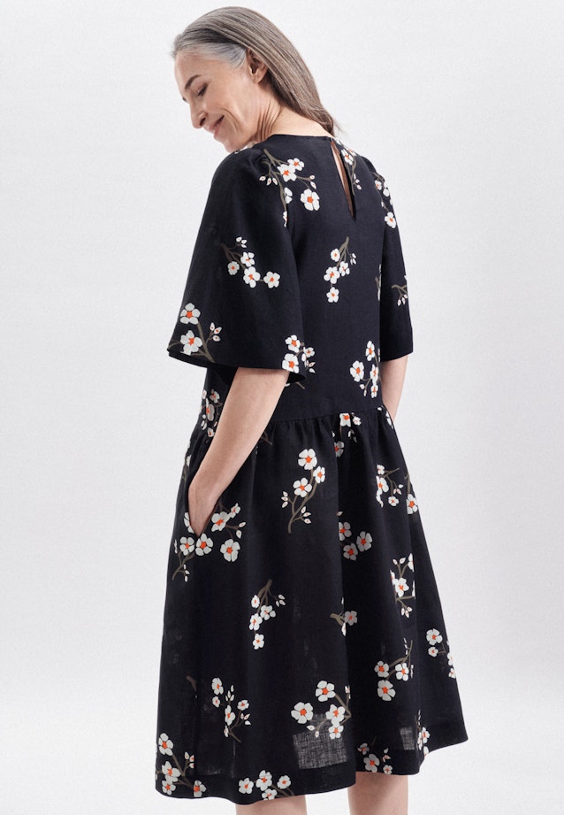 Crew Neck Dress in Dark Blue |  Seidensticker Onlineshop