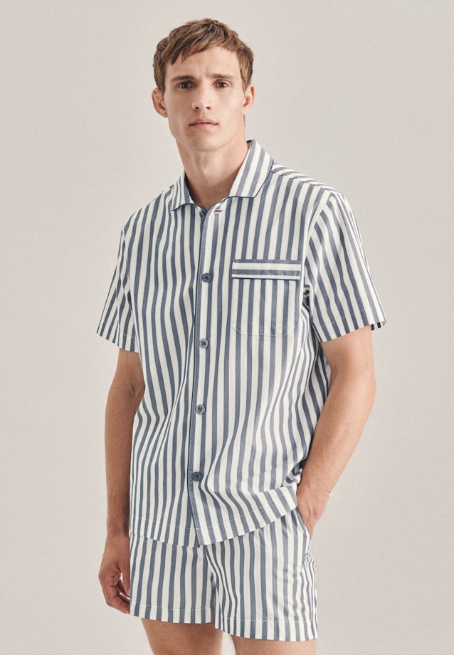 Regular Pyjamas Stripes in Dark Blue |  Seidensticker Onlineshop