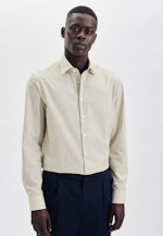 Shaped Business Hemd Streifen in Gelb |  Seidensticker Onlineshop