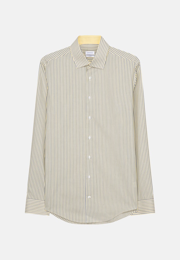 Shaped Business Hemd Streifen in Gelb |  Seidensticker Onlineshop