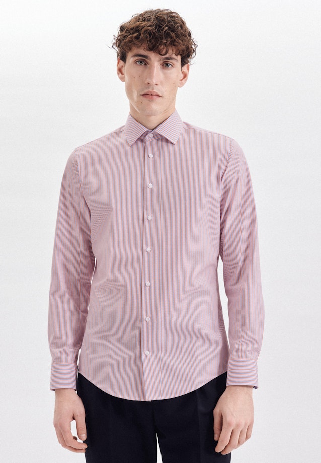 Shaped Chemise d'affaires rayures in Orange |  Seidensticker Onlineshop