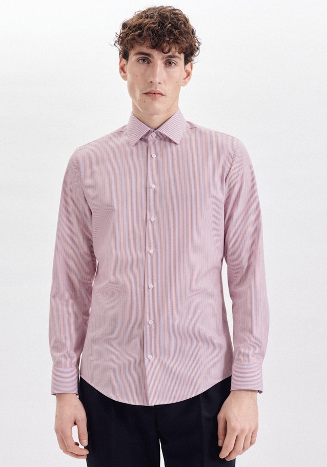 Non-iron Poplin Business Shirt in Shaped with Kent-Collar in Orange | Seidensticker Onlineshop