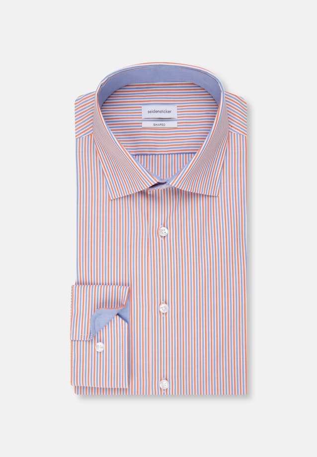 Shaped Chemise d'affaires rayures in Orange |  Seidensticker Onlineshop