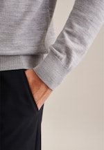 Pull-Over Regular Manche Longue in Gris |  Seidensticker Onlineshop