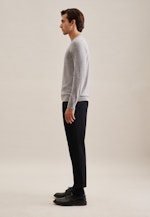 Pull-Over Regular Manche Longue in Gris |  Seidensticker Onlineshop