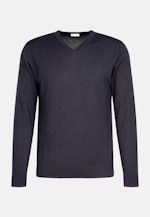 V-Neck Pullunder Regular in Navy |  Seidensticker Onlineshop