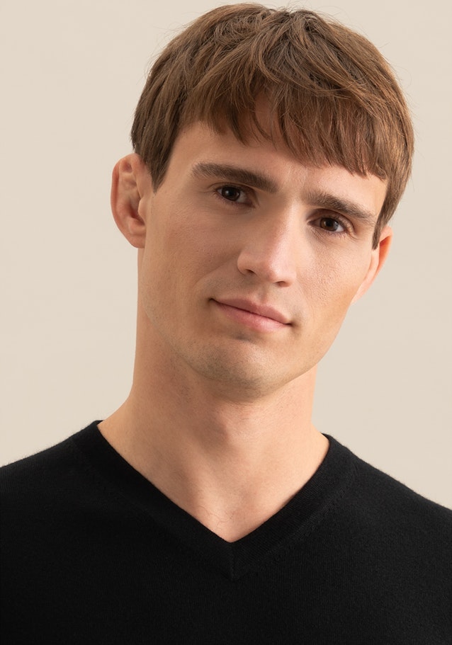 Regular Pullunder, Pullover Uni in Schwarz | Seidensticker Onlineshop
