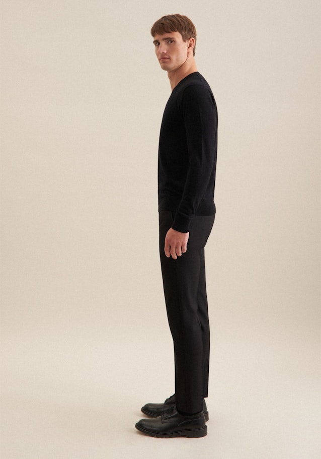 Regular Pullunder, Pullover Uni in Schwarz | Seidensticker Onlineshop