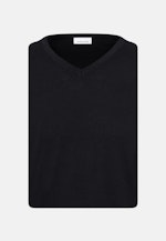 Regular Pullover Uni in Schwarz |  Seidensticker Onlineshop