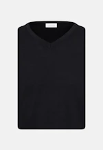 Regular Pullover Uni in Schwarz |  Seidensticker Onlineshop