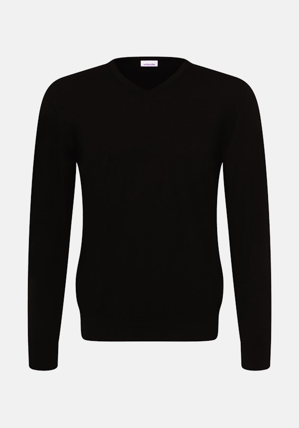 Regular Pullunder, Pullover Uni in Schwarz | Seidensticker Onlineshop