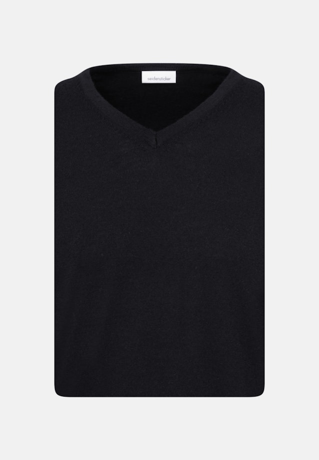 V-Neck Pullover in Black |  Seidensticker Onlineshop