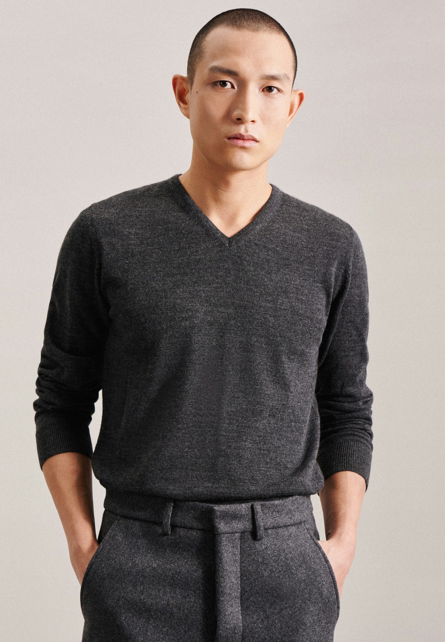 seidensticker V-Neck Pullover Regular