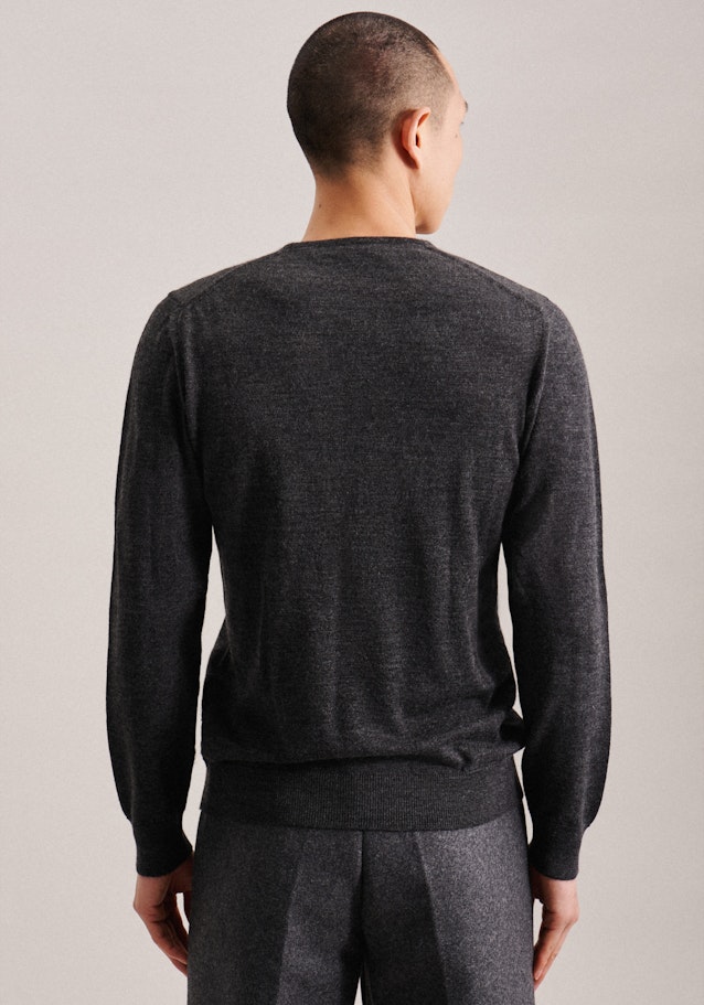 Regular Pullunder, Pullover Uni in Gris | Seidensticker Onlineshop