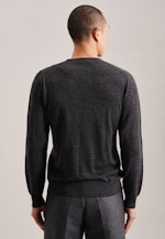V-neck Pullover  , Uni in Grey |  Seidensticker Onlineshop