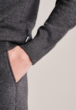 Regular Pullover Uni in Grau |  Seidensticker Onlineshop