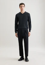 Regular Pullover Uni in Grau |  Seidensticker Onlineshop