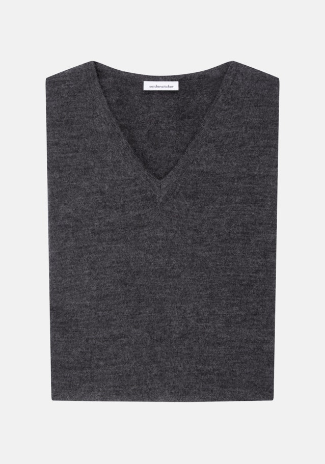 Regular Pullunder, Pullover Uni in Gris | Seidensticker Onlineshop