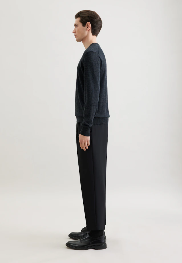 V-neck Pullover  , Uni in Grey |  Seidensticker Onlineshop