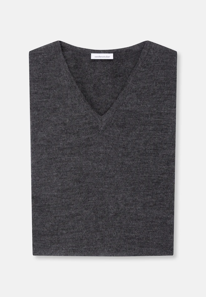 Regular Pullover Uni in Grau | Seidensticker Onlineshop