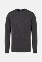 Regular Pullover Uni in Grau |  Seidensticker Onlineshop