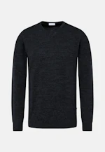 Regular Pullover Uni in Grau |  Seidensticker Onlineshop