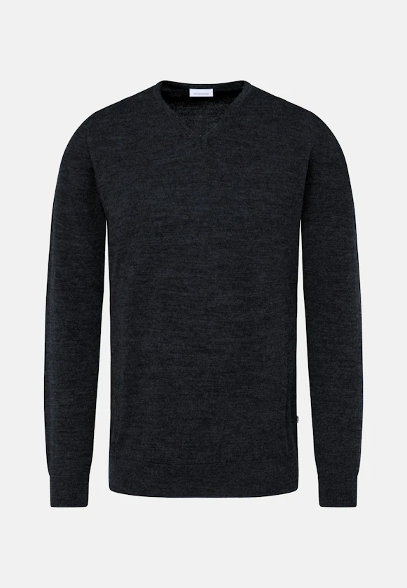 V-neck Pullover  , Uni in Grey |  Seidensticker Onlineshop
