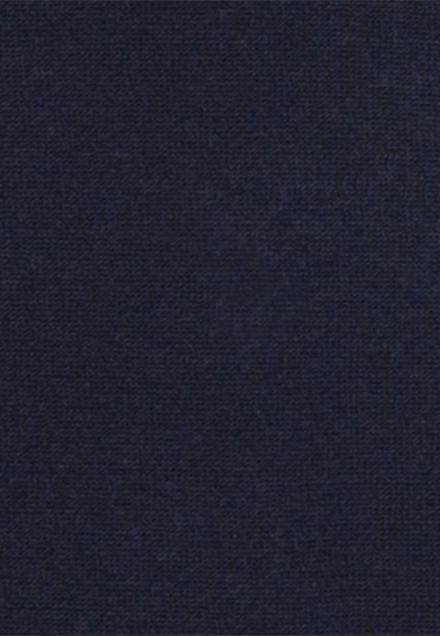 Regular Pullover Uni in Dunkelblau |  Seidensticker Onlineshop