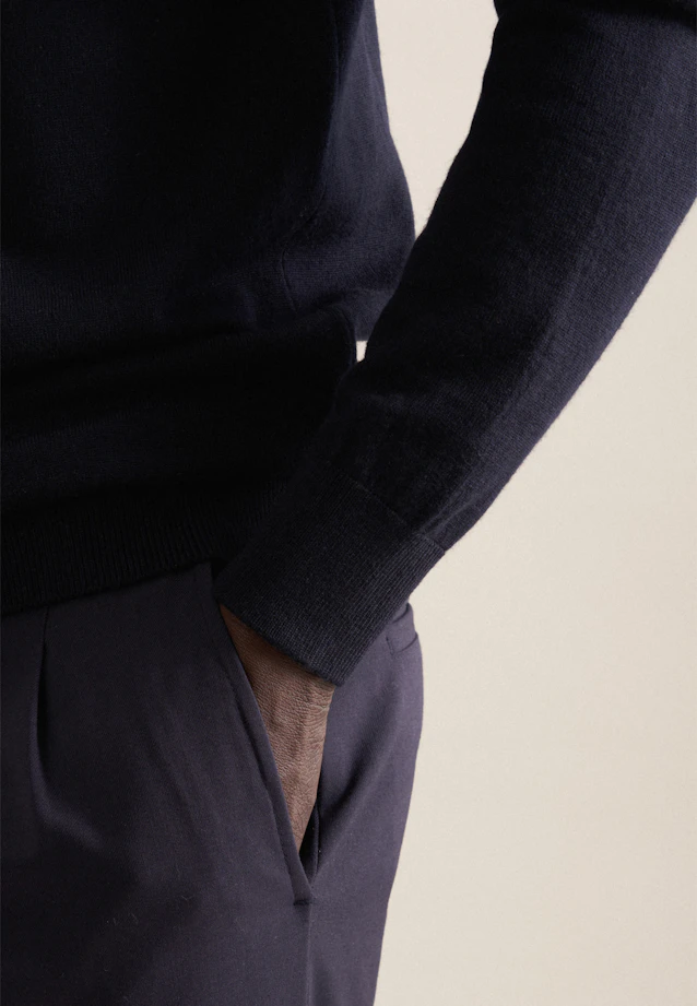 V-neck Pullover  , Uni in Dark Blue |  Seidensticker Onlineshop
