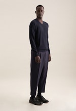 Regular Pullover Uni in Dunkelblau |  Seidensticker Onlineshop