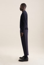 Regular Pullover Uni in Dunkelblau |  Seidensticker Onlineshop