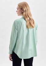 Long sleeve Oxford Shirt Blouse in Green |  Seidensticker Onlineshop