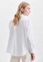 Regular Hemdbluse Uni in Weiß |  Seidensticker Onlineshop